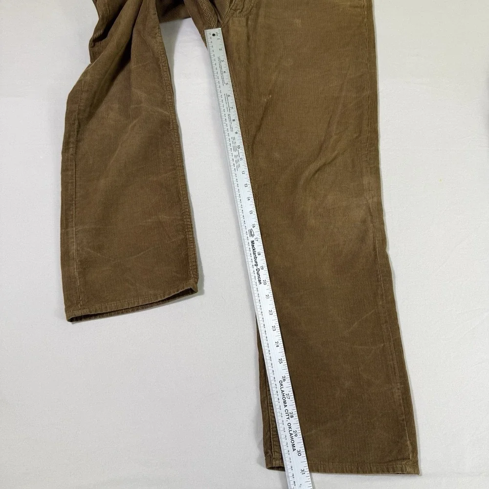 Polo Ralph‎ Lauren Pants Men's 34x30 Brown Corduroy The Hampton Straight Preppy